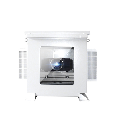 Armoire de projecteur laser montée sur le mur