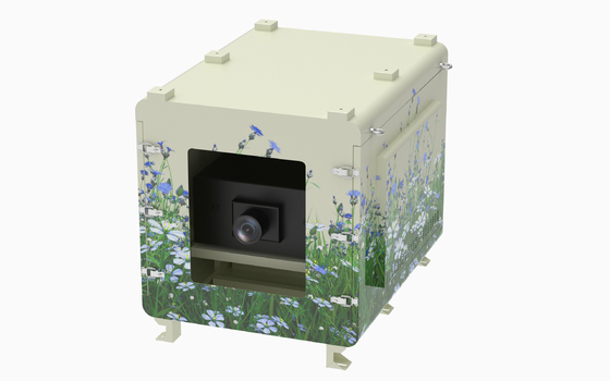 Projecteur extérieur de climatisation avec système de refroidissement par ventilateur