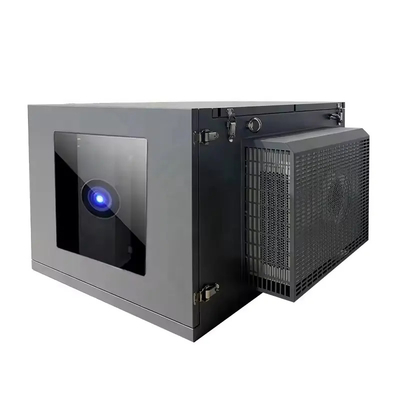Boîte de refroidissement extérieure du projecteur, résistante au vent, résistante à l'humidité, à la déshumidification, à l'eau et à la poussière